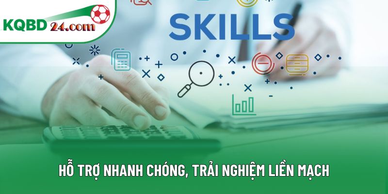 Hỗ trợ nhanh chóng, trải nghiệm liền mạch